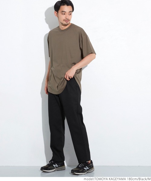 coca（coca）（コカ）の「ツイルテーパードパンツ（スラックス・メンズ・ブラック・S/M/L/XL）」の6枚目の写真