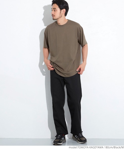 coca（coca）（コカ）の「ツイルテーパードパンツ（スラックス・メンズ・ブラック・S/M/L/XL）」の7枚目の写真