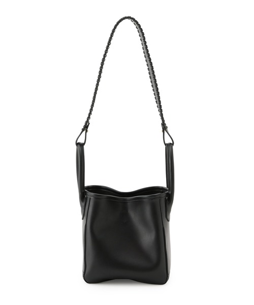 MADEMOISELLE ROPE'（マドモアゼル ロペ）の「【2WAY】ブランケットステッチショルダーミニトートバッグ（ショルダーバッグ・レディース・ブラック/ベージュ/キャメル・FREE）」の10枚目の写真