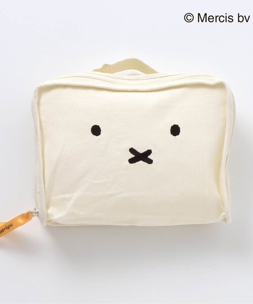 Miffy（ ミッフィー）の「/miffy(ミッフィー) 布BOX（その他・キッズ・グレー/オフホワイト・FREE）」の2枚目の写真