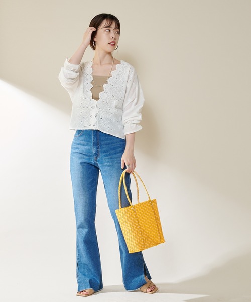 SHENERY（シーナリー）の「ドルマンレースブラウス（シャツ/ブラウス・レディース・ホワイト/ブラック・FREE）」の17枚目の写真