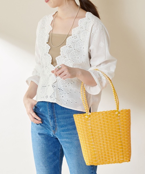 SHENERY（シーナリー）の「ドルマンレースブラウス（シャツ/ブラウス・レディース・ホワイト/ブラック・FREE）」の3枚目の写真