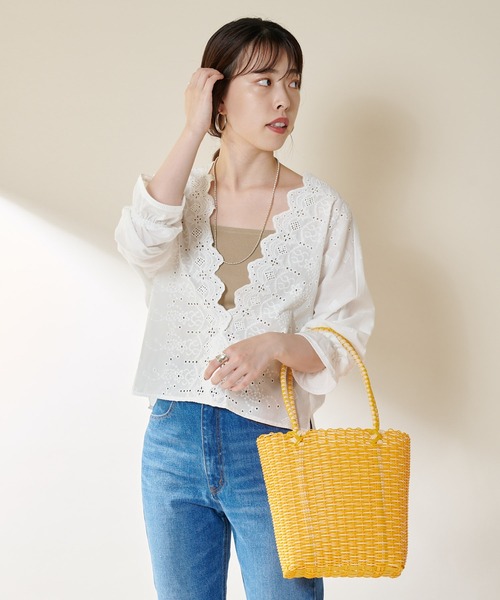 SHENERY（シーナリー）の「ドルマンレースブラウス（シャツ/ブラウス・レディース・ホワイト/ブラック・FREE）」の11枚目の写真