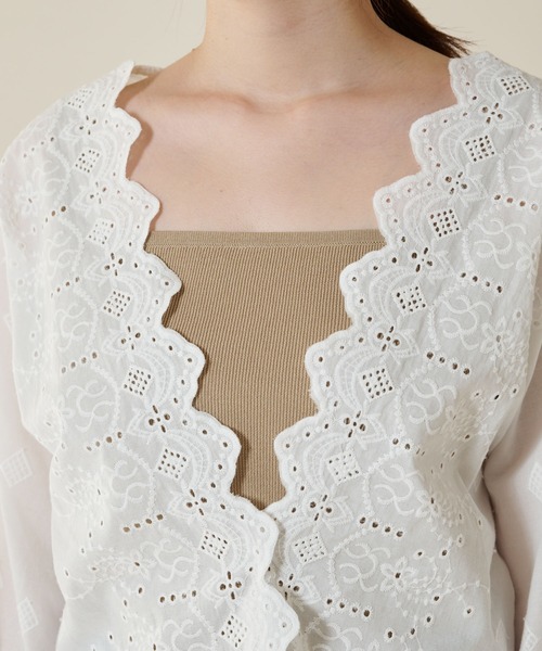 SHENERY（シーナリー）の「ドルマンレースブラウス（シャツ/ブラウス・レディース・ホワイト/ブラック・FREE）」の20枚目の写真