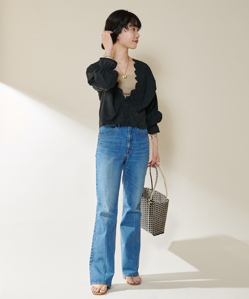 SHENERY（シーナリー）の「ドルマンレースブラウス（シャツ/ブラウス・レディース・ホワイト/ブラック・FREE）」の19枚目の写真