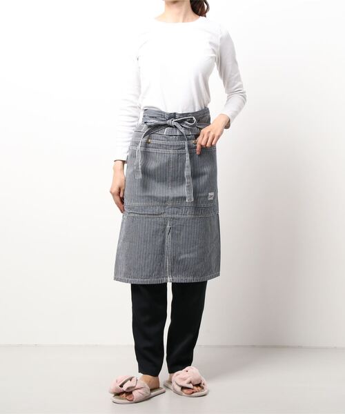 Lee(リー)の「Lee/リー ウエストマーク エプロン(エプロン・レディース・ブラック/ブラウン/アーミー/インディゴブルー/ブルー系その他・MEDIUM)」の5枚目の写真