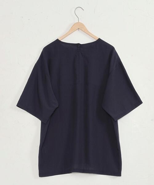 coen（コーエン）の「ポリワッシャーフハクTシャツ（Tシャツ/カットソー・メンズ・ベージュ/ネイビー・X-LARGE/LARGE/MEDIUM/SMALL）」の13枚目の写真