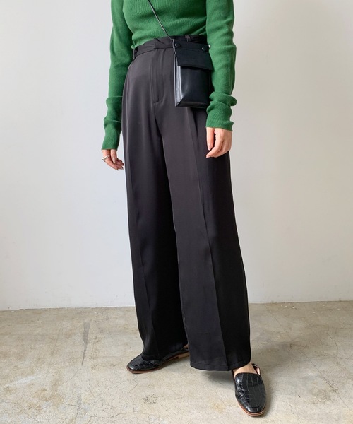 UNLÍENS アンリアン サテンタックパンツS satin tac pants AK006 – UNLÍENS