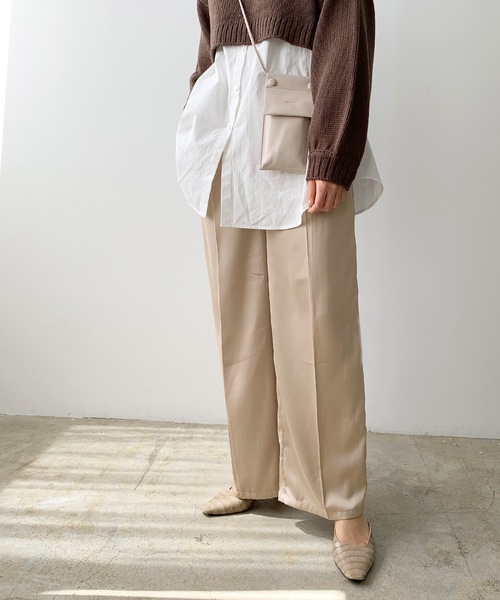 UNLÍENS アンリアン サテンタックパンツS UNLÍENS アンリアン