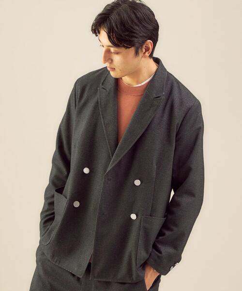 Traditional Weatherwear（トラディショナルウェザーウェア）の「【別注】＜Traditional Weatherwear×green label relaxing＞ KIRBY 4B ダブル ジャケット（テーラードジャケット・メンズ・ブラック・L/M/S）」の14枚目の写真