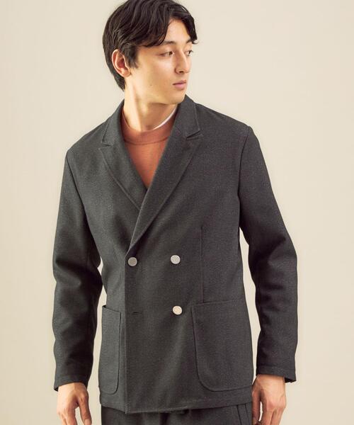 Traditional Weatherwear（トラディショナルウェザーウェア）の「【別注】＜Traditional Weatherwear×green label relaxing＞ KIRBY 4B ダブル ジャケット（テーラードジャケット・メンズ・ブラック・L/M/S）」の15枚目の写真