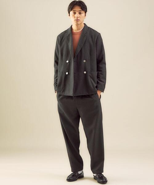 Traditional Weatherwear（トラディショナルウェザーウェア）の「【別注】＜Traditional Weatherwear×green label relaxing＞ KIRBY 4B ダブル ジャケット（テーラードジャケット・メンズ・ブラック・L/M/S）」の16枚目の写真