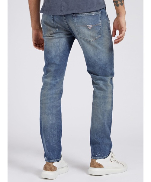 Guess（ゲス）の「ANGELS Slim Fit Denim Pant（デニムパンツ・メンズ・インディゴブルー・32inch/30inch/28inch/31inch/29inch）」の2枚目の写真