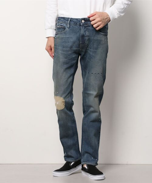 Guess（ゲス）の「ANGELS Slim Fit Denim Pant（デニムパンツ・メンズ・インディゴブルー・32inch/30inch/28inch/31inch/29inch）」の5枚目の写真