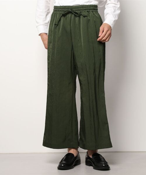 TACASI（タキャシ）の「TA CA Si / ナイロン ワイド イージーパンツ（その他パンツ・メンズ・オリーブ・ONE SIZE）」の8枚目の写真