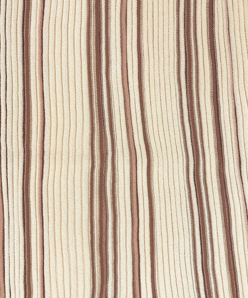 apres jour clair（アプレジュールクレア）の「【apres jour clair】マルチストライプニットタンク【ZOZOTOWN限定アイテム】（タンクトップ・レディース・ミント/ブラウン系その他/ベージュ・X-LARGE/フリー）」の16枚目の写真