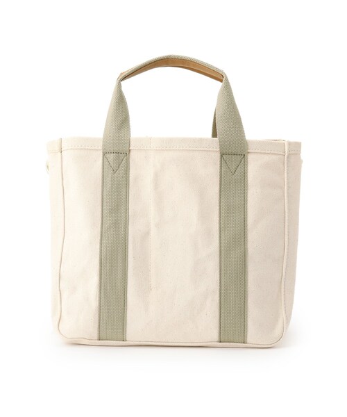 DRESKIP(ドレスキップ)の「◆2層整理整頓できちゃうトート(トートバッグ・レディース・アイボリー/カーキ/チャコールグレー・00)」の8枚目の写真