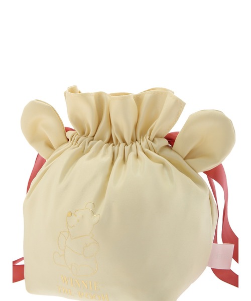 Honey Salon（ハニーサロン）の「Winnie the Pooh/巾着ポーチ（ポーチ・レディース・ベージュ/ライトイエロー・FREE）」の10枚目の写真