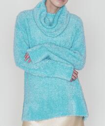 ASTRAET | ＜ASTRAET（アストラット）＞7G シャギー クルーネックニット+スヌード(ニット/セーター)