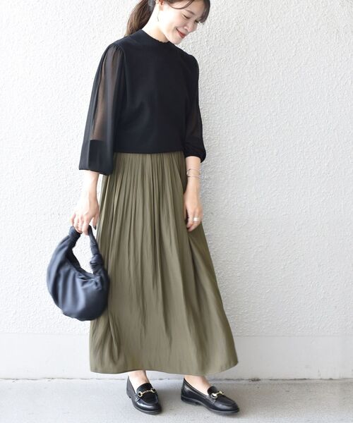 FOXEY シフォンスリーブニット \"Chiffon Shade\" FOXEY シフォンスリーブニット Chiffon Shade