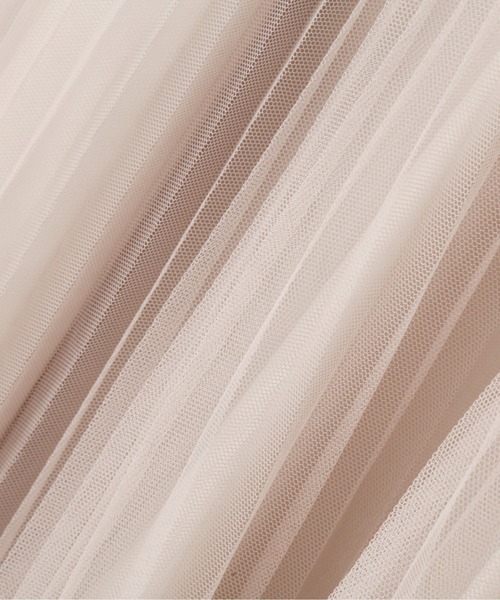 PROPORTION BODY DRESSING（プロポーションボディドレッシング）の「＜Ｅ＞チュールプリーツスカート / 1211227900（スカート・レディース・ベージュ/ダークグレー・MEDIUM/SMALL）」の7枚目の写真