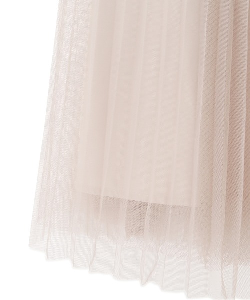 PROPORTION BODY DRESSING（プロポーションボディドレッシング）の「＜Ｅ＞チュールプリーツスカート / 1211227900（スカート・レディース・ベージュ/ダークグレー・MEDIUM/SMALL）」の6枚目の写真