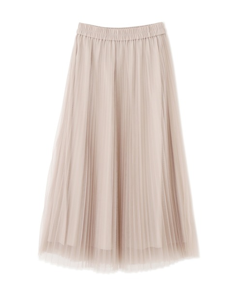 PROPORTION BODY DRESSING（プロポーションボディドレッシング）の「＜Ｅ＞チュールプリーツスカート / 1211227900（スカート・レディース・ベージュ/ダークグレー・MEDIUM/SMALL）」の4枚目の写真