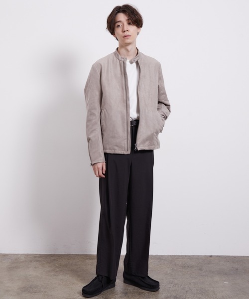 JUNRED（ジュンレッド）の「シンセティックレザーシングルライダース