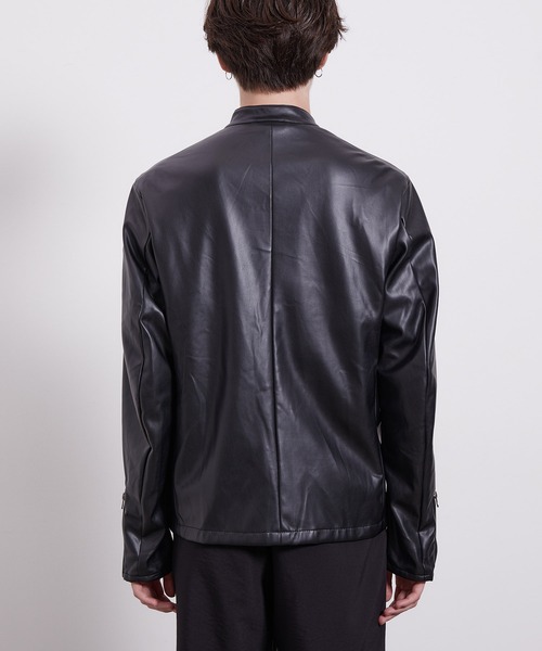 JUNRED（ジュンレッド）の「シンセティックレザーシングルライダース