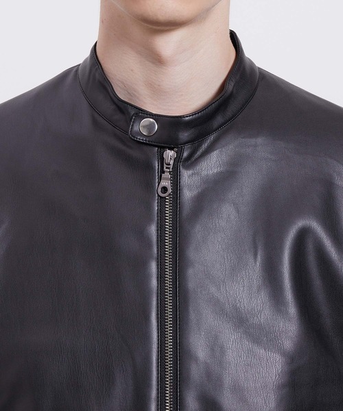 JUNRED（ジュンレッド）の「シンセティックレザーシングルライダース