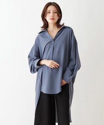 SHOO・LA・RUE | 前後差ゆるスキッパーシャツ(シャツ/ブラウス)