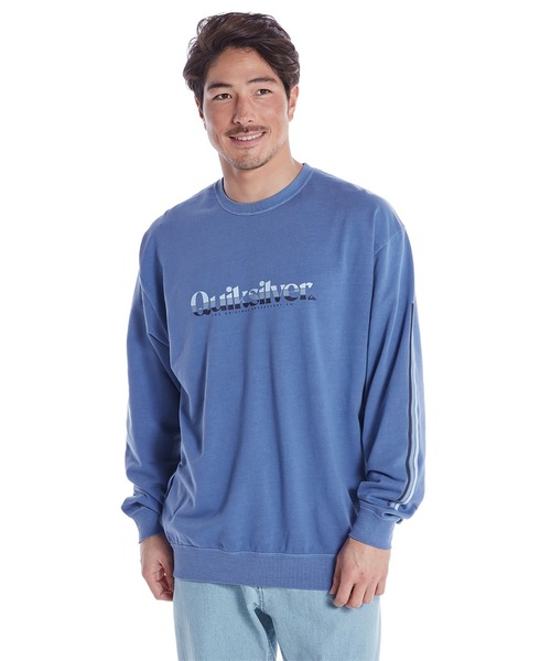 Quiksilver（クイックシルバー）の「PRIMARY COLORS LT/クイックシルバー袖プリント長袖ロンT（Tシャツ/カットソー・メンズ・ネイビー/ホワイト系その他/ブラック/ホワイト・X-LARGE/MEDIUM/LARGE/SMALL）」の4枚目の写真