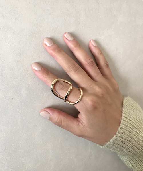 ciite'（シーテ）の「ボリュームデザインリング（リング・レディース・シルバー/ゴールド・FREE）」の5枚目の写真