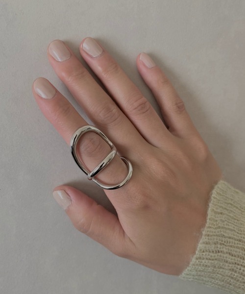 ciite'（シーテ）の「ボリュームデザインリング（リング・レディース・シルバー/ゴールド・FREE）」の6枚目の写真