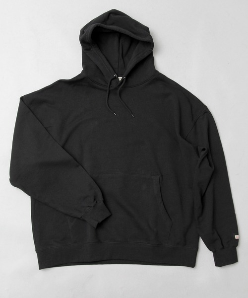 Goodwear（グッドウェア）の「USAコットン スウェット ビッグシルエット プルオーバーパーカー（パーカー・メンズ・ブラック/ベージュ/グレー/オフホワイト/カーキ・M/L）」の13枚目の写真