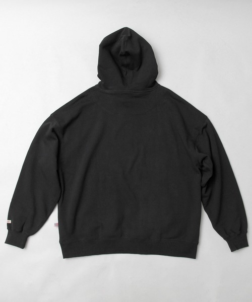 Goodwear（グッドウェア）の「USAコットン スウェット ビッグシルエット プルオーバーパーカー（パーカー・メンズ・ブラック/ベージュ/グレー/オフホワイト/カーキ・M/L）」の6枚目の写真
