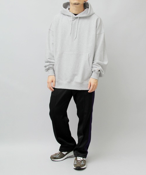 Goodwear（グッドウェア）の「USAコットン スウェット ビッグシルエット プルオーバーパーカー（パーカー・メンズ・ブラック/ベージュ/グレー/オフホワイト/カーキ・M/L）」の16枚目の写真
