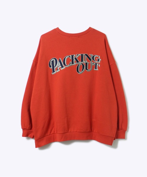 one way（ワンウェイ）の「【oneway Jeans】PACKING OUT刺繍ロゴ裏毛（スウェット・レディース・ホワイト/オレンジ/ライトグリーン/ダークブルー/ブラック・FREE）」の7枚目の写真