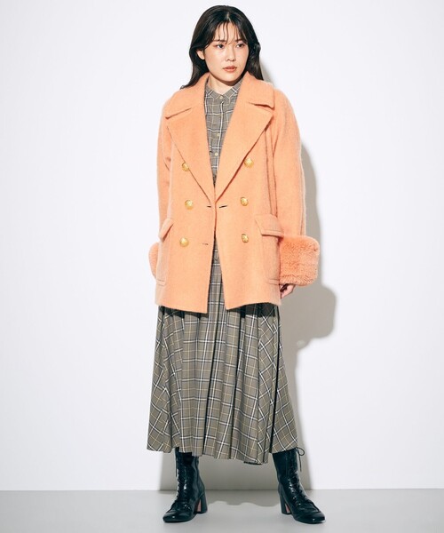 Diagram（ダイアグラム）の「ティアードシャツワンピース（シャツワンピース・レディース・グレー/イエロー・38/36）」の8枚目の写真