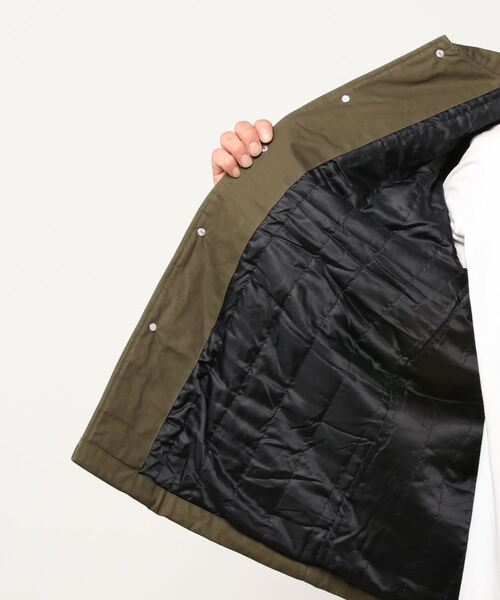 JRD by JARLD（ジェイアールディーバイジャールド）の「【JRD by JARLD】焚火難燃加工裏中綿カバーオール（カバーオール・メンズ・オリーブ/キャメル・S/M/L）」の5枚目の写真