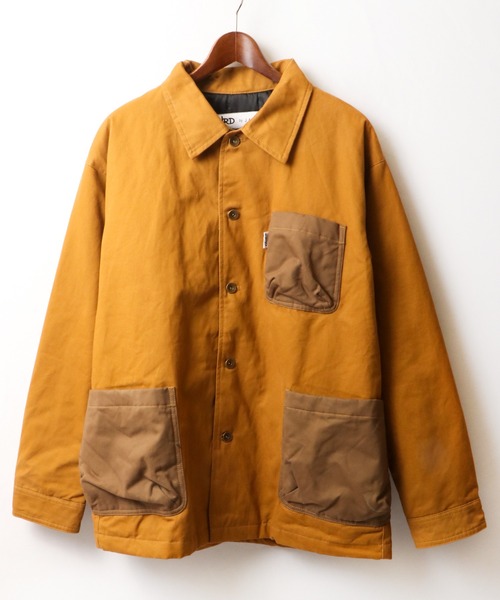 JRD by JARLD（ジェイアールディーバイジャールド）の「【JRD by JARLD】焚火難燃加工裏中綿カバーオール（カバーオール・メンズ・オリーブ/キャメル・S/M/L）」の18枚目の写真