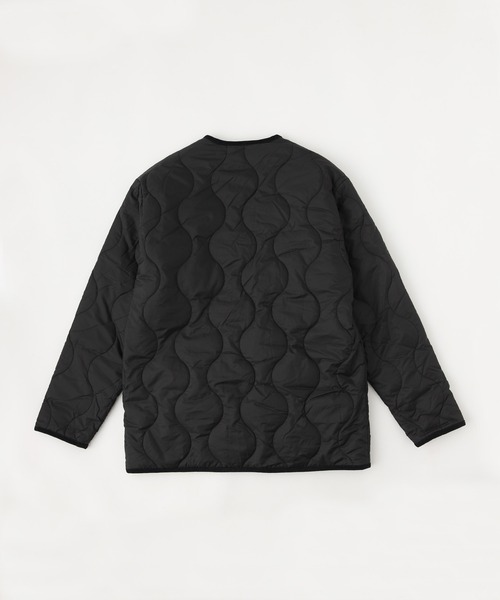 UNIVERSAL OVERALL(ユニバーサルオーバーオール)の「【UNIVERSAL OVERALL】QUILT RIP STOP JAKET / キルティング中綿ジャケット(ブルゾン・レディース・ブラック/オリーブ/ベージュ・LARGE/SMALL/MEDIUM)」の11枚目の写真