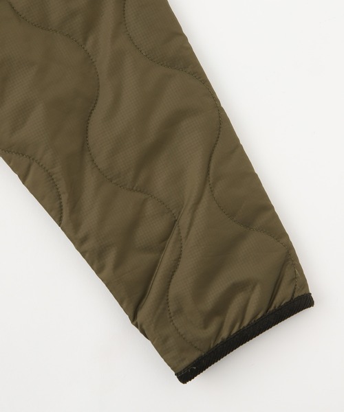 UNIVERSAL OVERALL(ユニバーサルオーバーオール)の「【UNIVERSAL OVERALL】QUILT RIP STOP JAKET / キルティング中綿ジャケット(ブルゾン・レディース・ブラック/オリーブ/ベージュ・LARGE/SMALL/MEDIUM)」の7枚目の写真