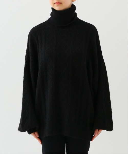 Mes Demoiselles...(メドモワゼル)の「【MES DEMOISELLES/メドモアゼル】ケーブル タートルネック(ニット/セーター・レディース・ブラック・SMALL)」の8枚目の写真