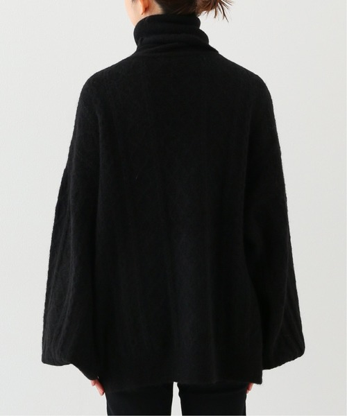 Mes Demoiselles...(メドモワゼル)の「【MES DEMOISELLES/メドモアゼル】ケーブル タートルネック(ニット/セーター・レディース・ブラック・SMALL)」の9枚目の写真