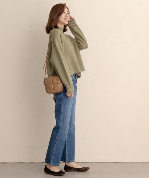 RODE SKO（ロデスコ）の「キルティングショルダーバッグ（ショルダーバッグ・レディース・ブラック/キャメル・ONE）」の13枚目の写真