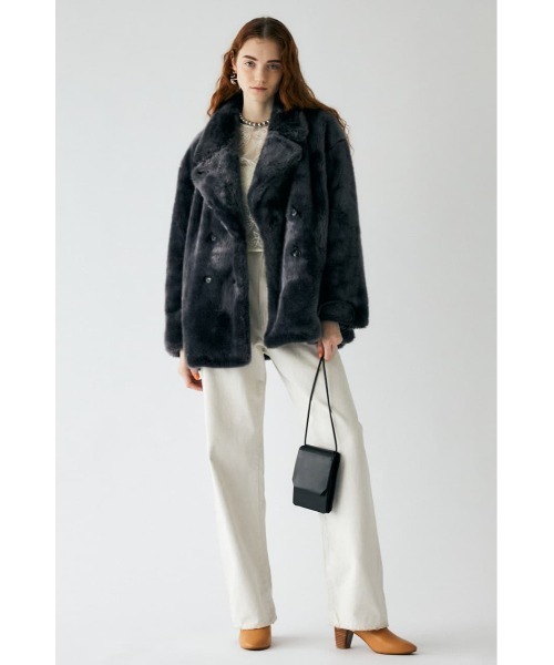 MOUSSY（マウジー）の「ORGANDIE EMBROIDERY トップス（シャツ/ブラウス・レディース・ブラック/アイボリー・FREE）」の15枚目の写真