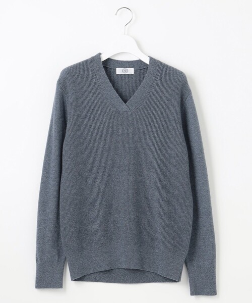 J.PRESS Ladies(J.プレス レディス)の「【洗える】CASHMERE BLEND Vネック ニット(ニット/セーター・レディース・アイボリー系/ライトグレー系/ベージュ系/ワイン系/ダルブルー系/スモーキーグリーン系/ふじ色系・SMALL)」の13枚目の写真