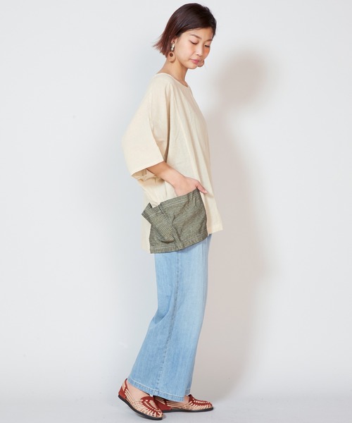 チャイハネ（チャイハネ）の「【チャイハネ】ネパールコットン アナンダトップス（ユニセックス）（その他トップス・レディース・レッド/ターコイズブルー/キナリ/ブラック・FREE）」の19枚目の写真