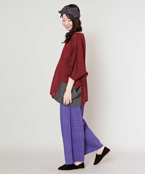 チャイハネ（チャイハネ）の「【チャイハネ】ネパールコットン アナンダトップス（ユニセックス）（その他トップス・レディース・レッド/ターコイズブルー/キナリ/ブラック・FREE）」の5枚目の写真